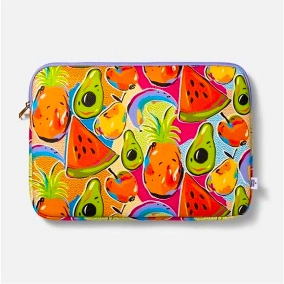 Tabitha Brown Target Tech Sleeve Laptop Case Fruit Colorful Print New size large - Picture 1 of 6
